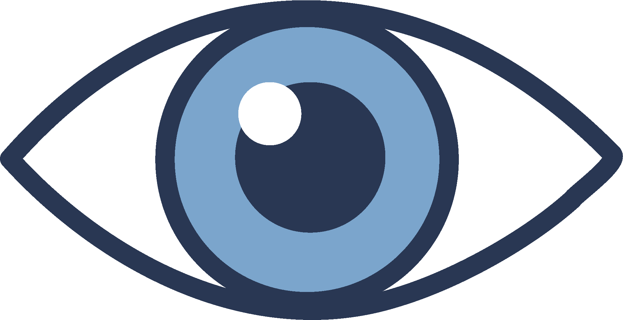 Icons und Symbolgrafiken: Farbiges Icon im Flatdesign für „Schau hin“, mit einem Augen-Symbol