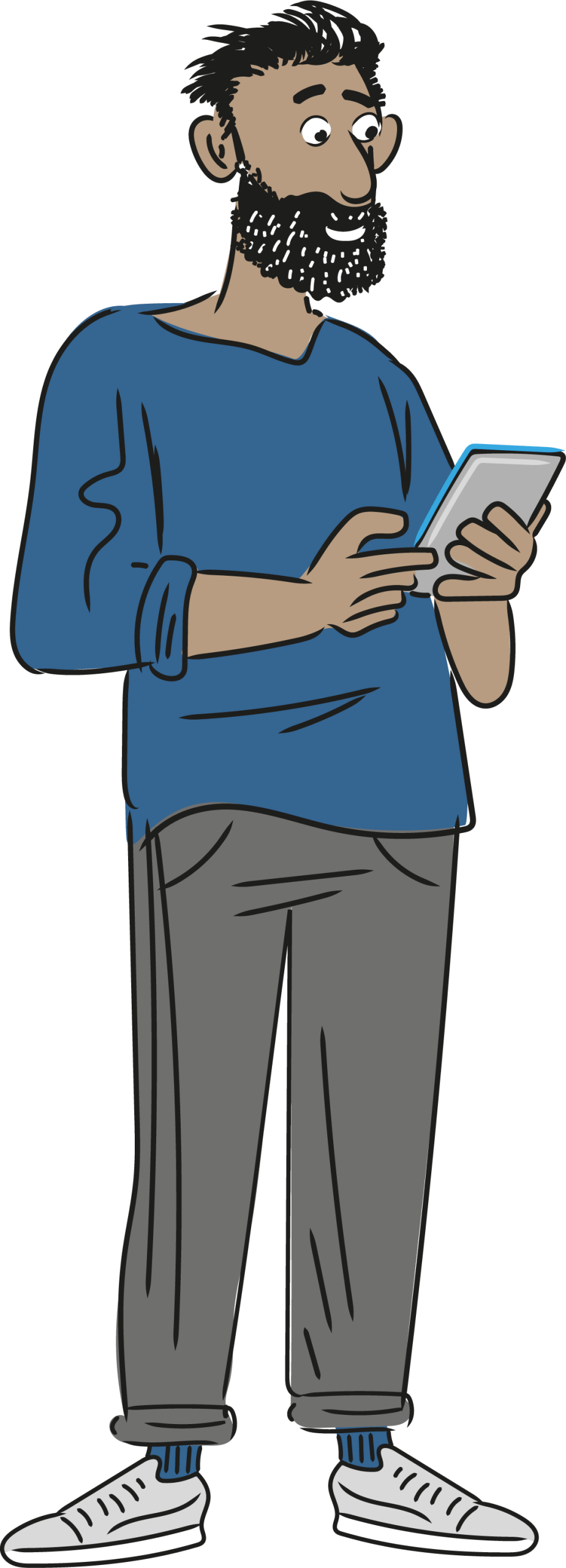 Lernmedien-Illustration_Medienpädagogische- Elternarbeit_Medien-und-Gesundheit: Über einem von Nachrichten überforderten Kind, schwebt eine aus Bildern von Krieg, Flucht, Überschwemmung, Erderwärmung, Waldbrand und Virusgefahr gestaltete Gedankenblase
